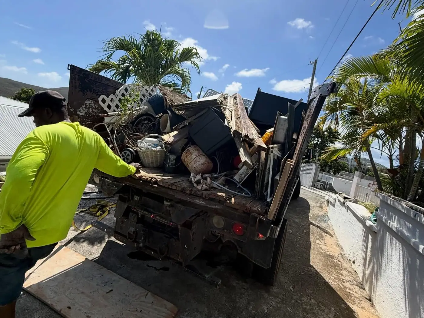 Junk Removal by Complete Maintenance Solutions in St. Thomas